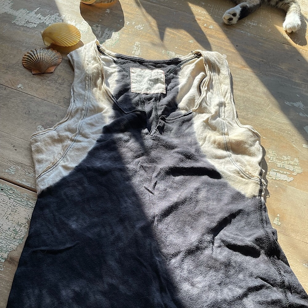 WE THE FREE DISTRESSED TIE DYED SLEEVELESS TANK WOMENS EXTRA SMALL - Picture 8 of 9